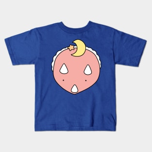 Star and Moon Triceratops Face Kids T-Shirt